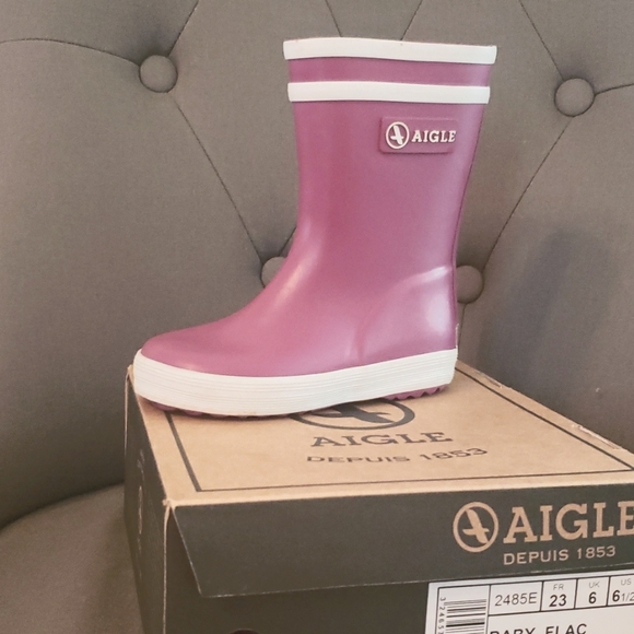 AIGLE toddler rain boots. - Picture 5 of 6